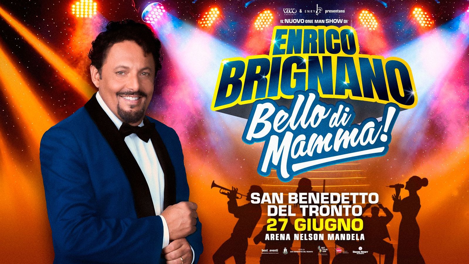 Enrico Brignano a San Benedetto del Tronto: Lo Show "Bello di Mamma!" al San.B Sound 2026